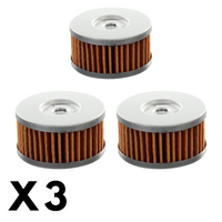 3 Pack Whites Oil Filter for Suzuki DR400S 1980-1982