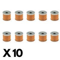 10 Pack Whites Oil Filter for Kawasaki KFX400R 2WD 2003-2007