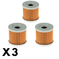 3 Pack Whites Oil Filter for Kawasaki KFX400R 2WD 2003-2007