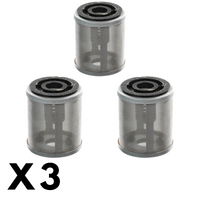 3 Pack Whites Oil Filter for Yamaha YFM350R Raptor 2X4 2008-2013