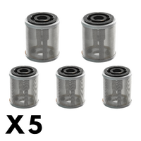 5 Pack Whites Oil Filter for Yamaha YFM400FW Kodiak 4X4 2000-2006