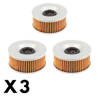 3 Pack Whites Oil Filter for Yamaha FZ600 1986-1988