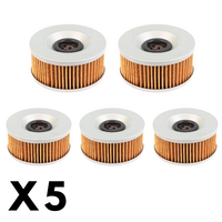 5 Pack Whites Oil Filter for Yamaha XS400 1978-1982