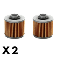2 Pack Whites Oil Filter for Yamaha XVS250 Dragstar 2001-2007
