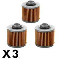 3 Pack Whites Oil Filter for MZ MZ 660 Baghira 1999-2002
