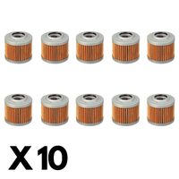 10 Pack Whites Oil Filter for BMW G650GS Sertao 2012-2017