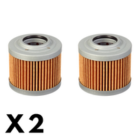 2 Pack Whites Oil Filter for Aprilia 650 Moto 6.5 2000