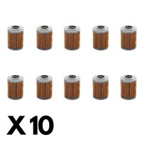 10 Pack Whites Oil Filter for Aprilia ETV1000 Caponord ABS 2004-2008