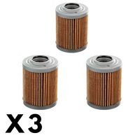 3 Pack Whites Oil Filter for Can Am Defender HD8 DPS 2019-2021
