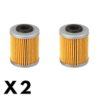 2 Pack Whites Oil Filter for KTM 400 EXC 2000-2007 (WPOF157)