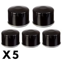5 Pack Whites Oil Filter for Piaggio Beverley 500 2012