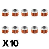 10 Pack Whites Oil Filter for Aprilia 200 Scarabeo Marzocchi 2007-2009