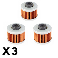 3 Pack Whites Oil Filter for Peugeot 150 Elystar 2003-2006