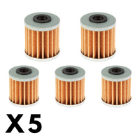 5 Pack Whites Oil Filter for Kawasaki KX450F 2016-2024