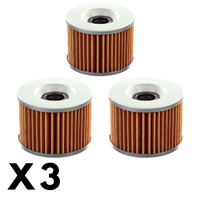 3 Pack Whites Oil Filter for Kawasaki Z650 1977-1979