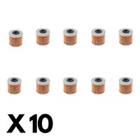 10 Pack Whites Oil Filter for Kymco Downtown 350i ABS 2017-2023
