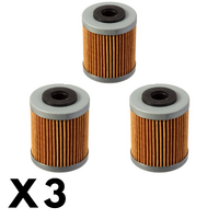 3 Pack Whites Oil Filter for KTM 690 SMC R Supermoto 2012-2021 (WPOF651)