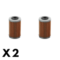2 Pack Whites Oil Filter for Husqvarna FE501 2014-2016