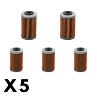 5 Pack Whites Oil Filter for Husaberg 570FX 2009-2012