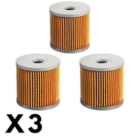 3 Pack Whites Oil Filter for Hyosung GV650 Aquila 2005