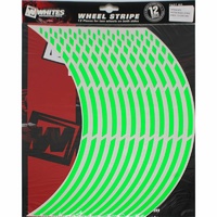 WHEEL STRIPE WS810 - FLUORO GREEN NON REFLECTIVE