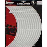WHEEL STRIPE WS810 - WHITE REFLECTIVE