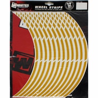 WHEEL STRIPE WS810- YELLOW REFLECTIVE
