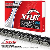 XAM Chain XC420AO120 420 O-Ring Steel (120 Link)