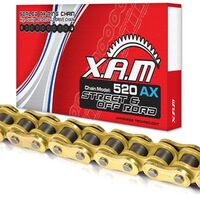 XAM Chain for KTM 690 SMC R SUPERMOTO 2012-2021 >520 X-Ring Gold