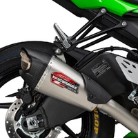 Yoshimura AT2 Stainless 3/4 Exhaust for Kawasaki ZX-6R ZX636 2019-2025