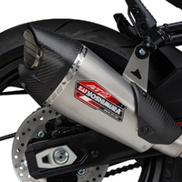 Yoshimura AT2 Stainless Slip On Exhaust for CF Moto 450NK 2023-2025