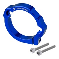 ZETA Exhaust Flange Guard Blue for Husqvarna TE300i 2018-2022