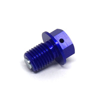 ZETA Mag Sump Plug Blue for Kawasaki ZZR600 2002-2008
