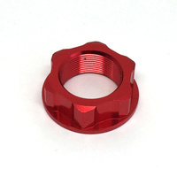 ZETA Steering Nut Red for Kawasaki KLX230R 2020-2026
