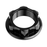 ZETA Steering Nut Black for Honda CRF250RALLY(S)(MD47) 2021-2025