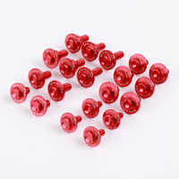 ZETA Plastic Bolt Set Red ZE885042
