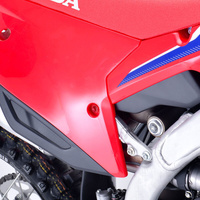 ZETA Plastic Bolt Set Red for Honda CRF450RL 2022-2024