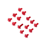 ZETA Plastic Bolt Set Red for Honda CRF250L/M 2012-2020