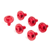 ZETA Fork Guard Bolt Set Red for Beta RR2T 125-300 2013-2019