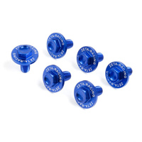 ZETA Fork Guard Bolt Set Blue for Kawasaki KLX300 2023-2024