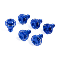 ZETA Fork Guard Bolt Set Blue for Yamaha YZ250F 2008-2025