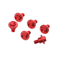 ZETA Fork Guard Bolt Set Red for Husqvarna FS450 2015-2025