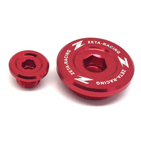 ZETA Engine Plug Kit Red for Suzuki RMZ450 2005-2025