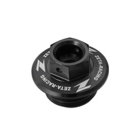 ZETA Oil Fill Plug Black for Kawasaki KLX230R S 2022-2025