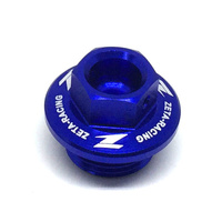 ZETA Oil Fill Plug Blue for Kawasaki KX450X 2021-2025