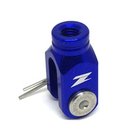ZETA Brake Clevis Blue for Kawasaki KLX230R 2020-2026