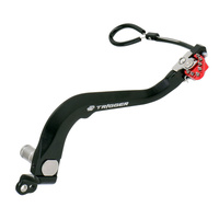 ZETA Trigger Brake Pedal Red for Honda CRF250L (MD47) 2021-2025