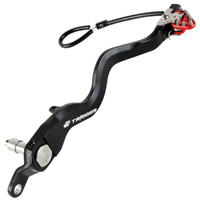 ZETA Trigger Brake Pedal Red for Kawasaki KLX250 2001-2020
