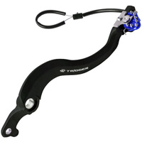 ZETA Trigger Brake Pedal Blue for Yamaha YZ125 2005-2026