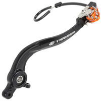 ZETA Trigger Brake Pedal Orange for Husqvarna FX450 2017-2022